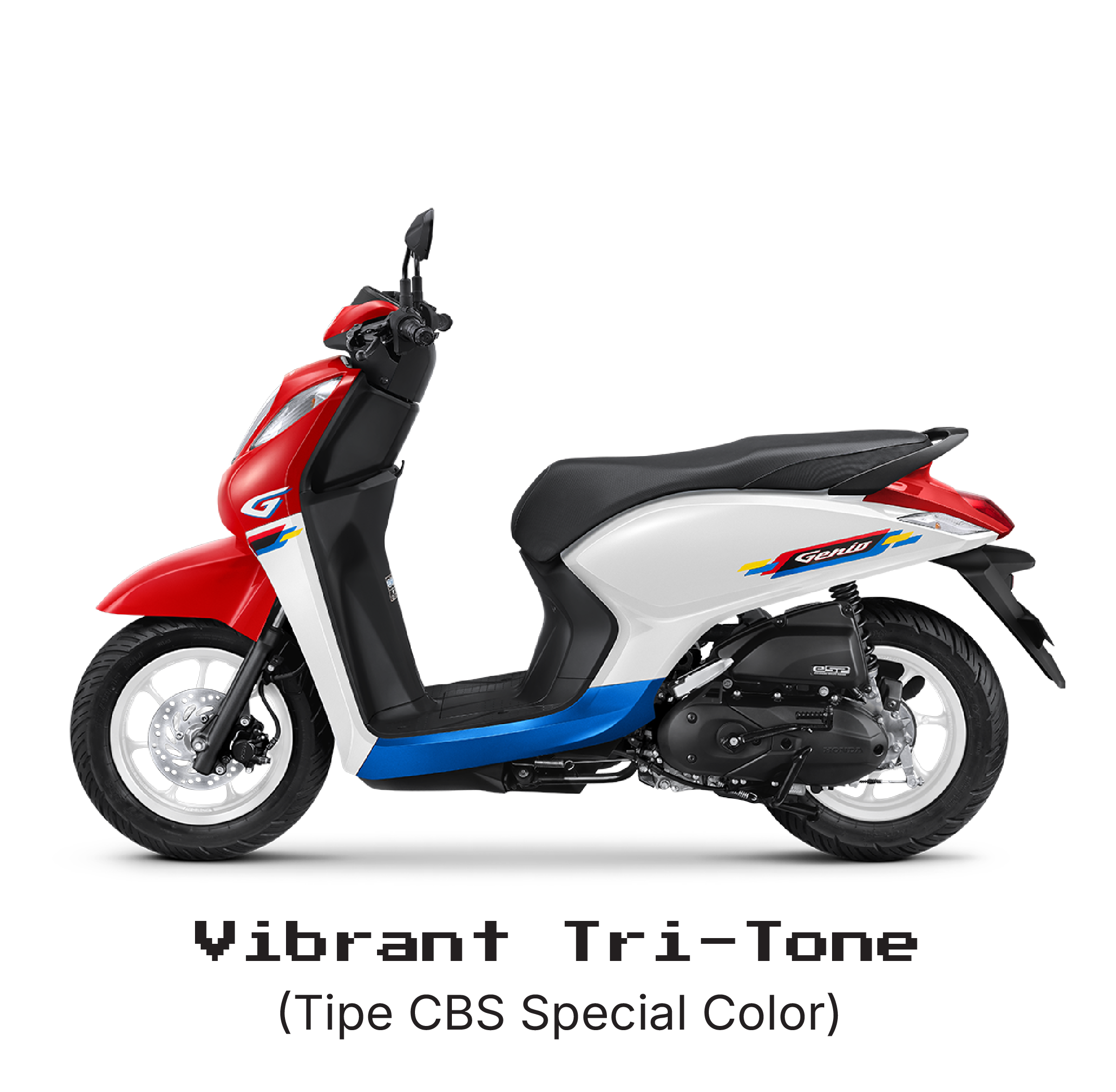 Motor honda genio, vibrant tritone tipe cbs.