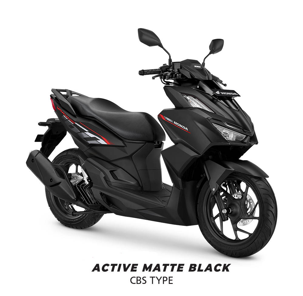 Motor honda vario 160, active matte black cbs.
