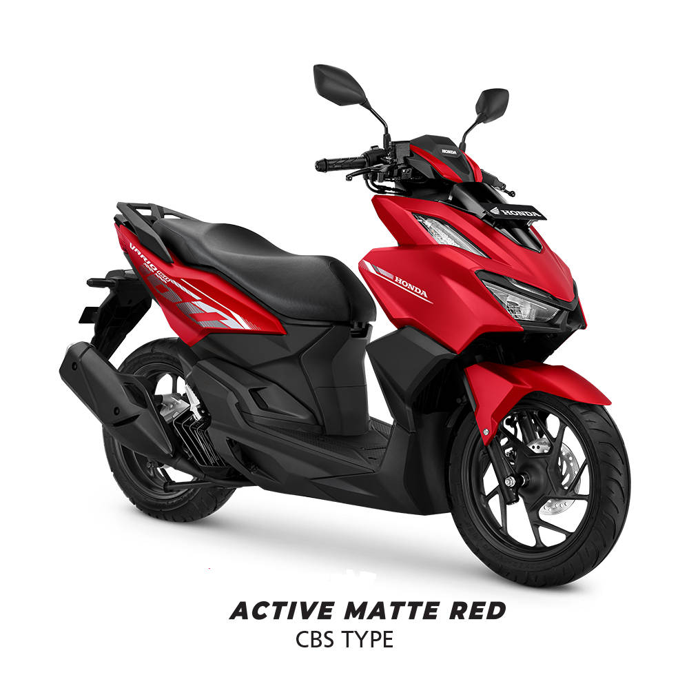 Motor honda vario 160, active matte red cbs.
